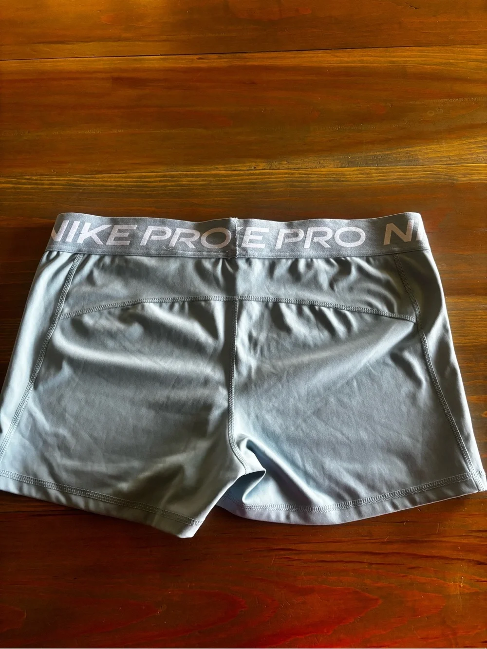 Nike Pro Women's Pale Blue Athletic Shorts